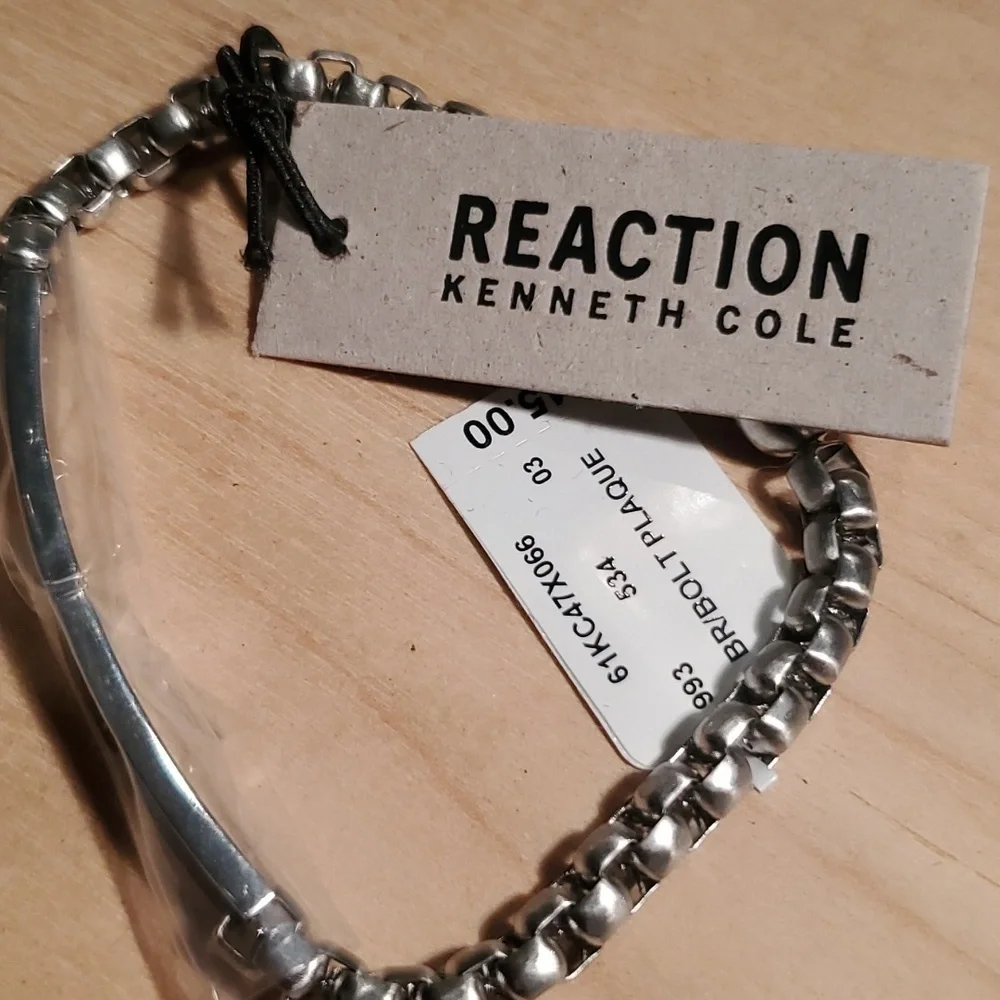 🧿SILVER TONE CHAIN LINK BRACELET